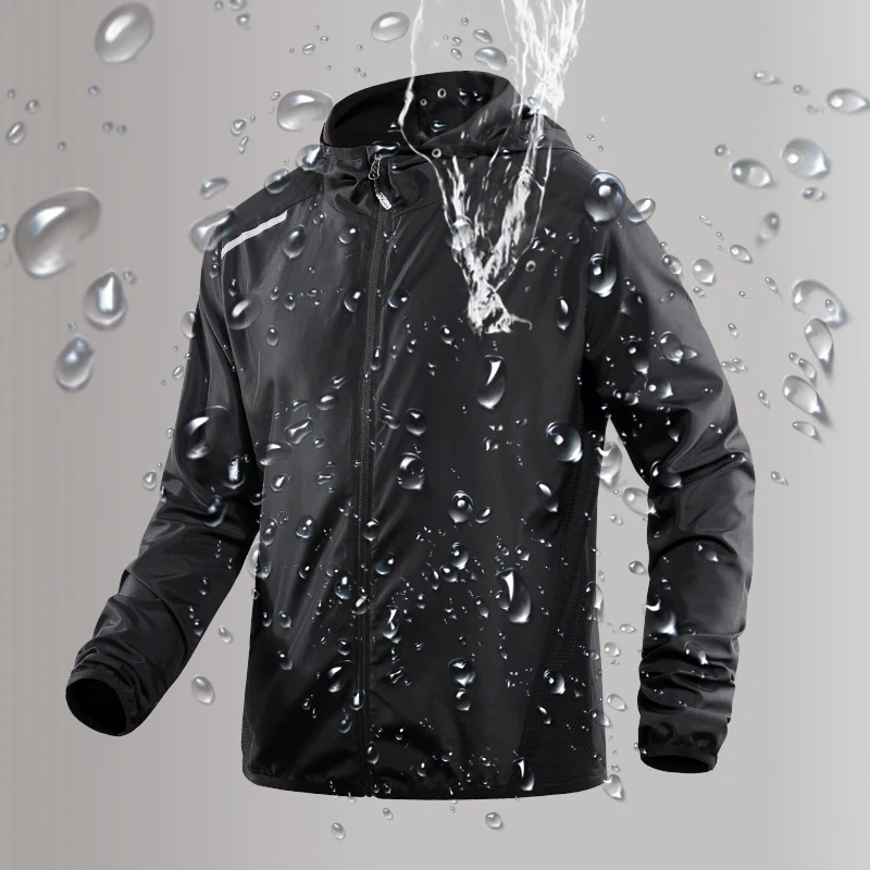 Wholesale Custom Reflective Waterproof Camping Nylon Jacket Windbreaker