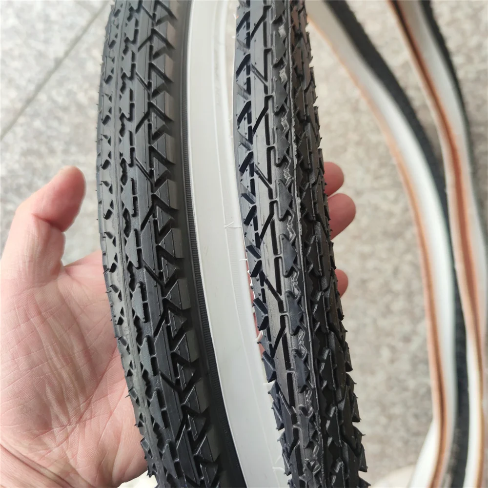Offwhite Color Tire 26*2.125 Vintage Bike Tire Restoration Beach Cruiser Bike Yellow Color Tire With Tube Accessory