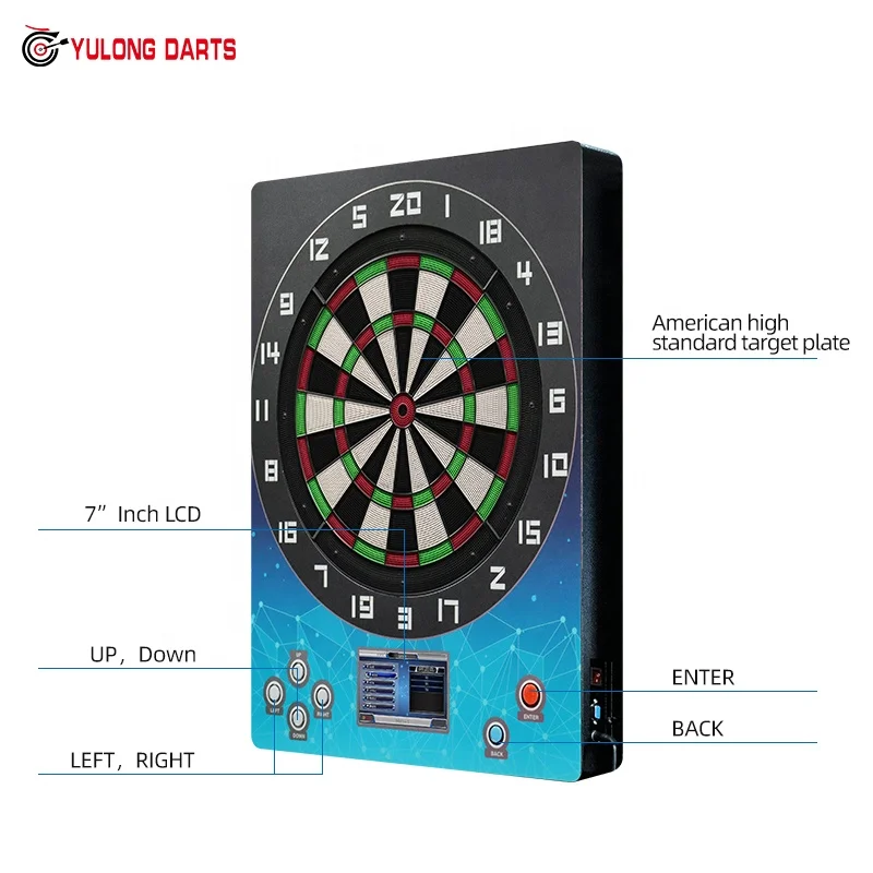 cost-efficient coin-operated soft tip electronic dart machine