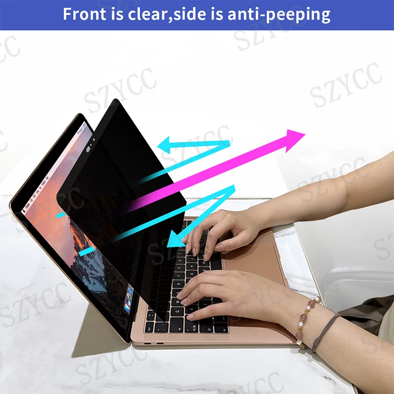 New Products Anti Spy Magnetic Removable Privacy Screen Protector With Webcam For Macbook Pro 13.3 Inch