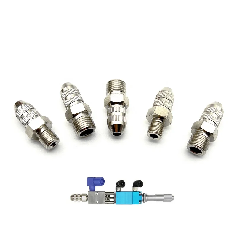 M10x1 M12X1 G1/8 G1/4 adapter for connecting with needles and dispensing valves