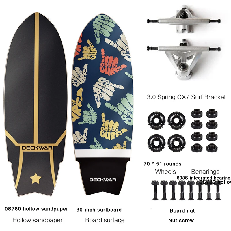 
Carver Skate Board Land Surfing CX7/C4 Yougster Professional Skateboard 