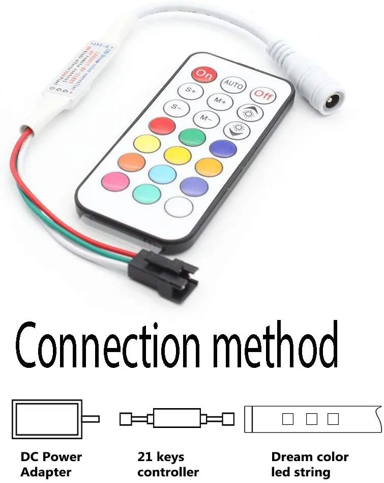 5V 12V 24V cheap wholesale 21 key remote control for led strip light