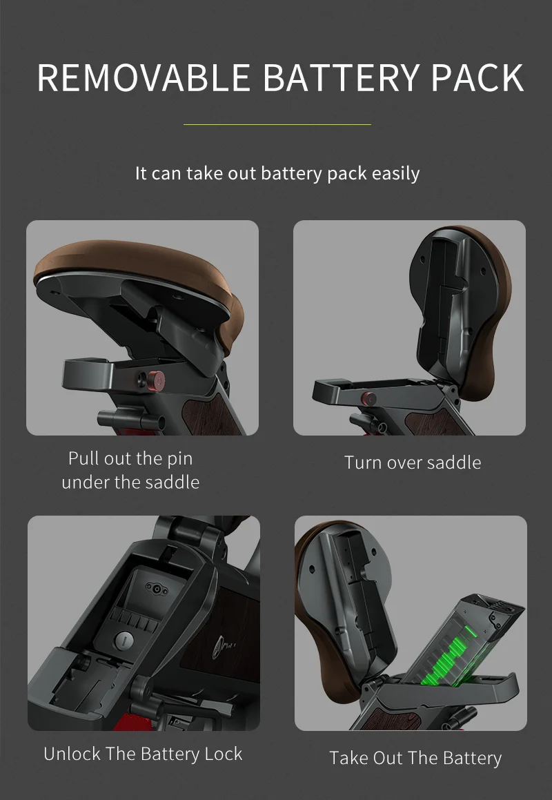 Ready Stock Fast Delivery Fashionable 500W Manufacturer Lithium Battery 14 inch 48V Moped CE Special electric bicycle