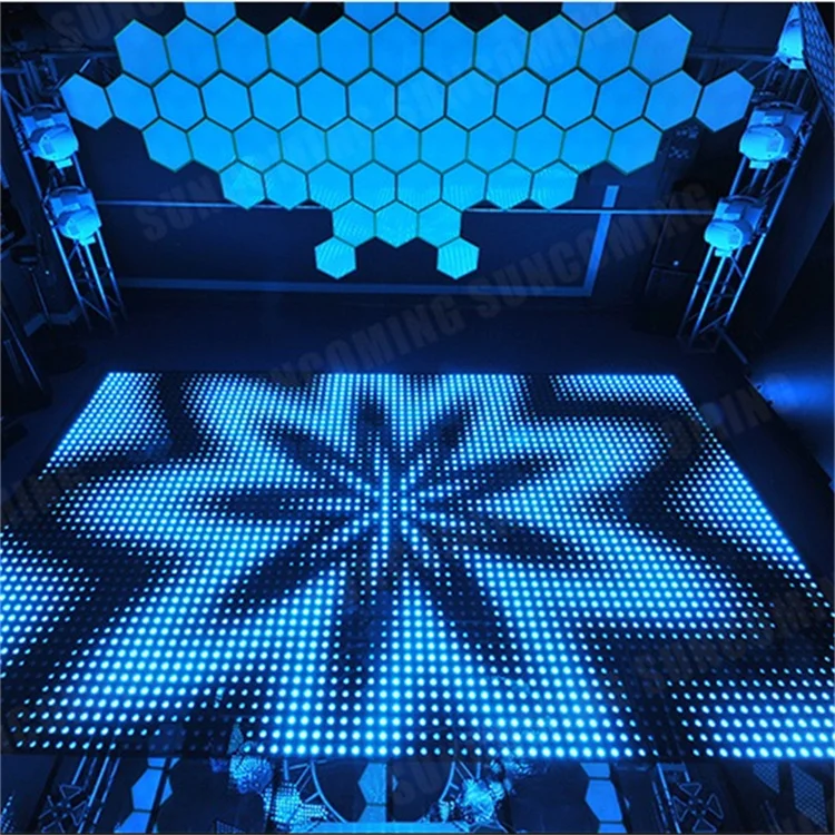 Hot Sale Wireless Smd5050 Rgb Led Digital Dance Stage Lamp Indoor Stage Platform With Lights Wedding Led Dj Stage Light