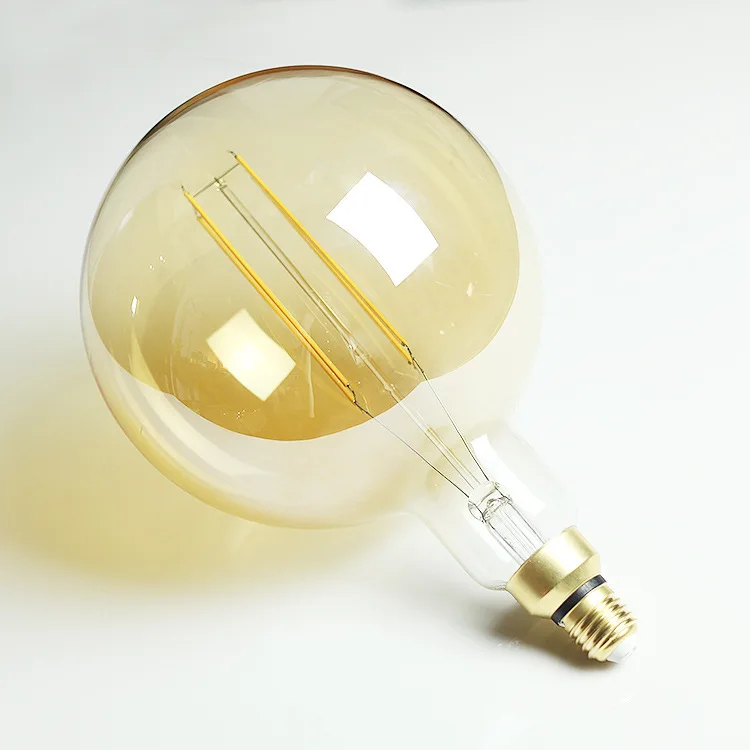 Wholesale G200 8W E27 LED big size decoration globe LED filament dimmable Edison light bulb large vintage led lighting lamp