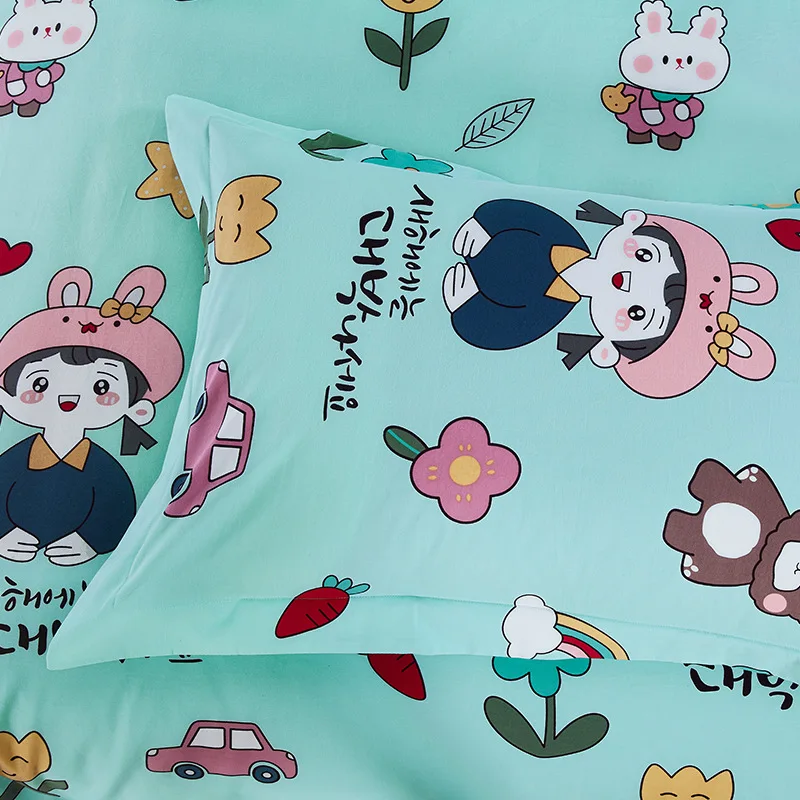 Wholesale Pattern Customization Printed Bedding Sheet Cartoon Calico Fabric for Children