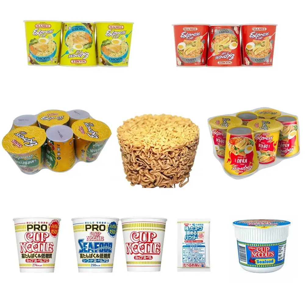 full automatic pouch food pillow bag packet packing packaging machine for instant noodle block