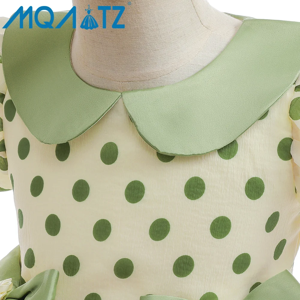 MQATZ Easter Princess Toddler Kid Child Girls Tutu Dress Party Wedding Birthday Dresses For Girl Pearl Bow Costumes