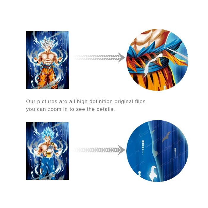 Best seller Dragon Ball 3d lenticulars  anime Picture for Promotion Gift