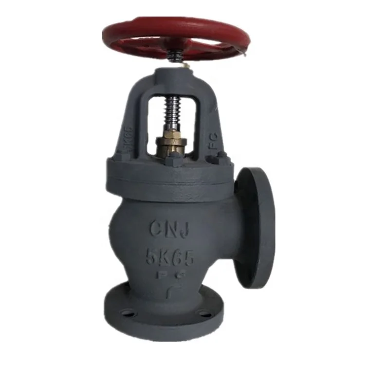 Cast Iron JIS Marine Angle Valve F7354 5K 50A 65A