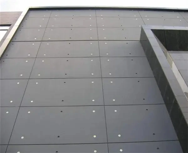 New Building Construction Materials Wooden Texture Fiber Cement Board Exterior Wall DecorationWaterproof Fireproof Wall Cladding