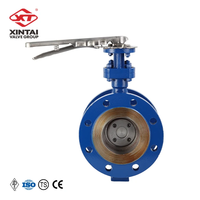 D43H-150LB 4inch   API Cast Steel Butterfly Valve  Cut off the fluid