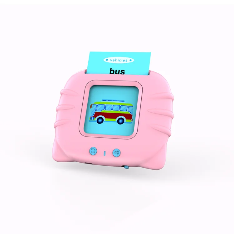 Hot sale Custom language bilingual children card early education toys Word Learning Machine for kids