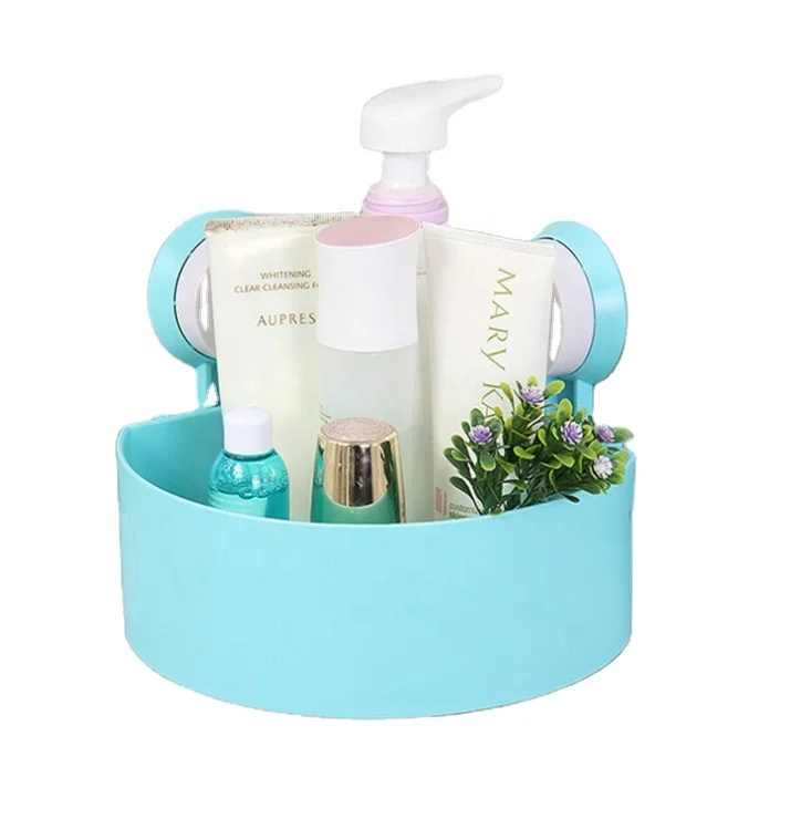 
Bathroom Wall-Mounted Sucker Triangle Shelf Storage for Bathroom and Kitchen 