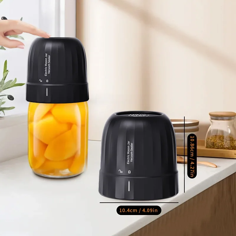 New USB Rechargeable Electric Mason Jar Vacuum Sealer Strong Suction Portable bag box Can Jar mini Vacuum Sealing machine Kit