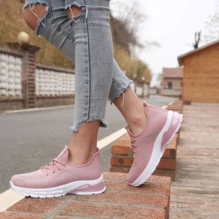 Оптовый Поставщик, высококачественные женские модные кроссовки для бега, летняя Черная Женская обувь для бега, кроссовки, теннисная обувь для девочек