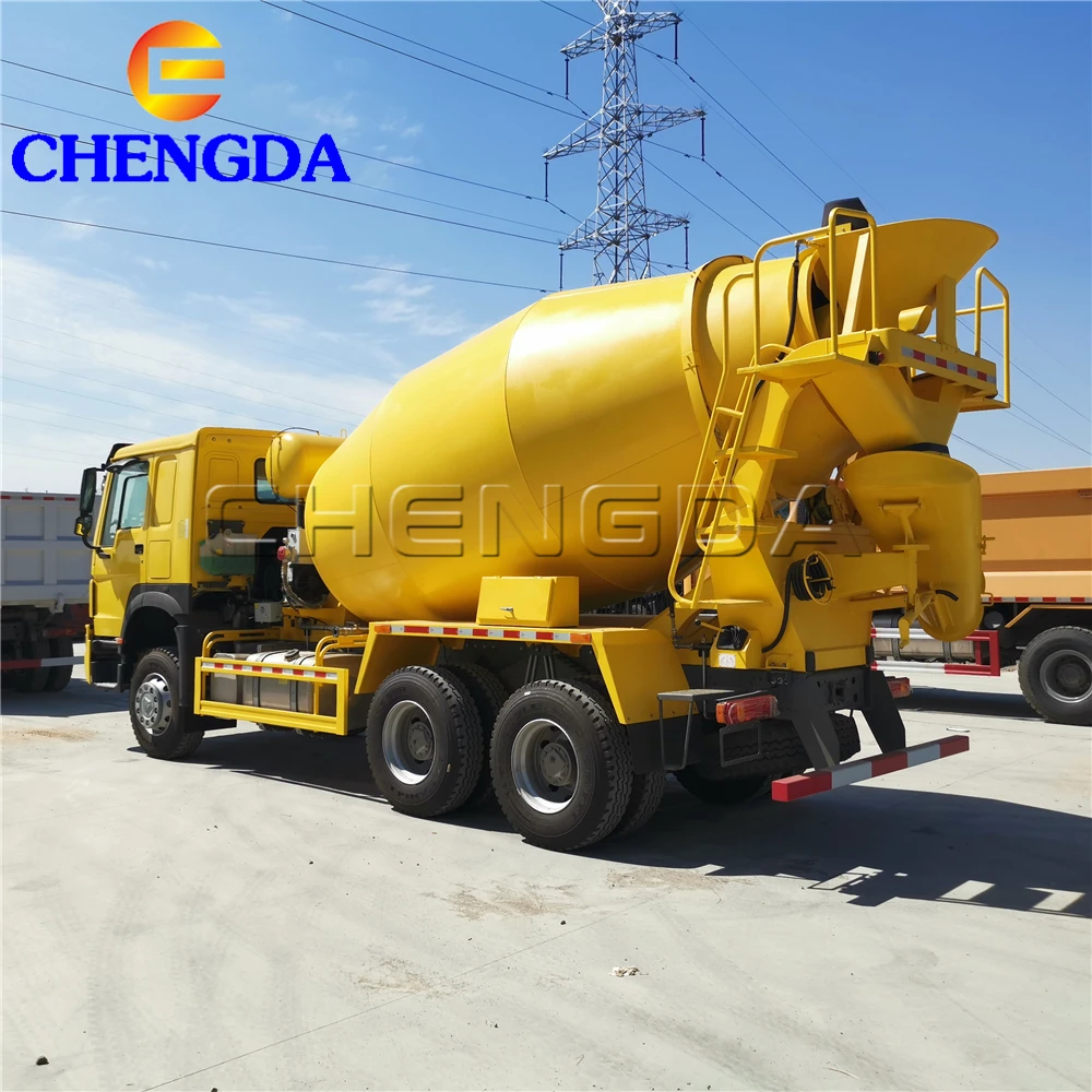 6x4 Yellow MixerTrucks Concrete Pump Trucks Cheap Truck Concrete Mixer