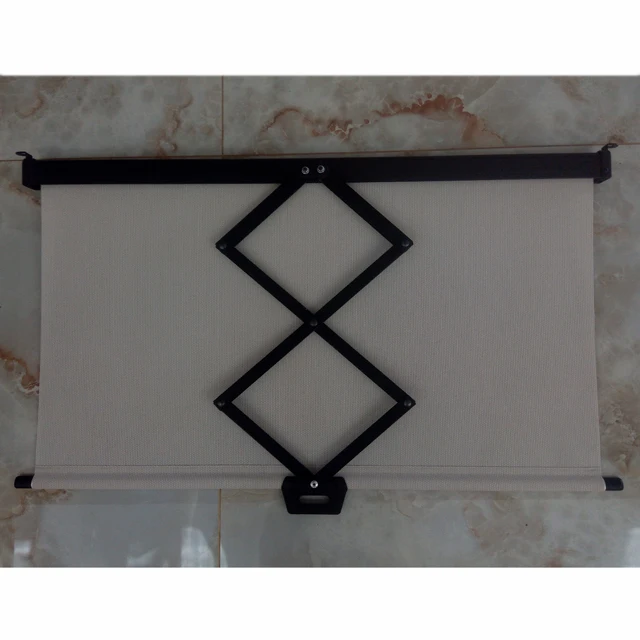 Bus front windshield electrical rolling sunshade