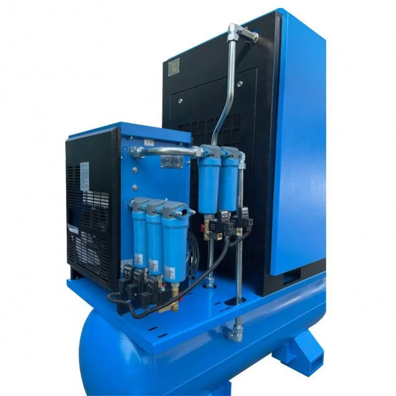 2022 New Arrival Factory Manufacturer Integrated Fixed Speed Screw Air Compressor