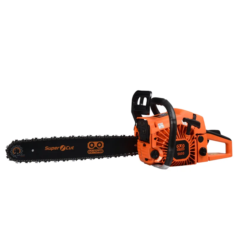 2 Stroke Power Engine gasoline Chain Saw 58cc Wood Cutter Machine