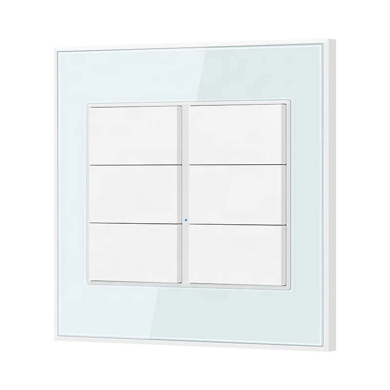 Zigbee Smart Light Switch  4 6 gang smart switch Zigbee Touch Wall Smart Switch Support Google Home Amazon Alexa Voice Control