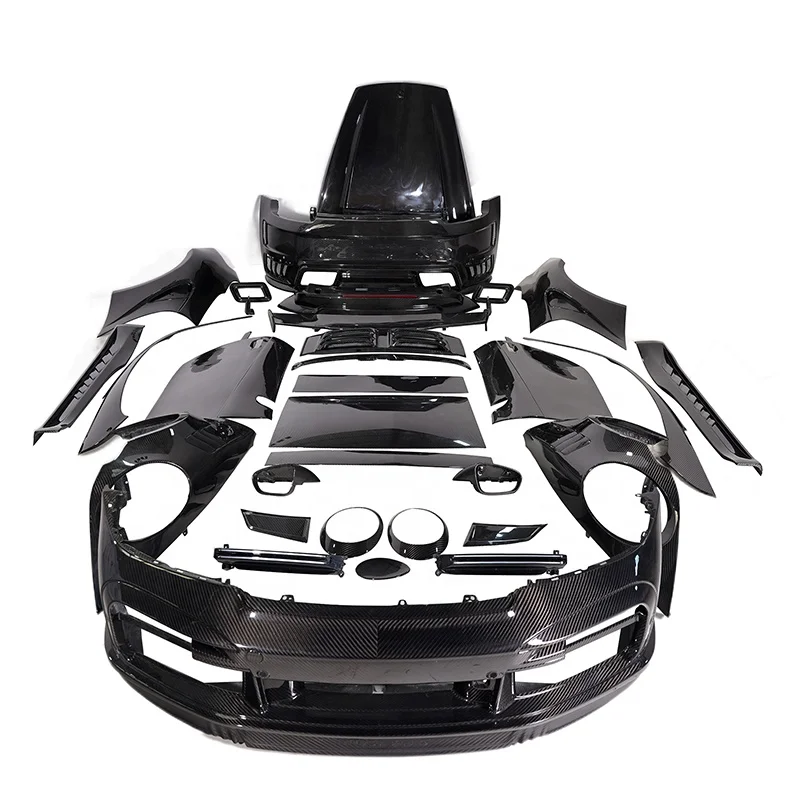 SPC 992 Stinger GTR Dry Carbon Fiber Body Kit For Porsche 911 2019-2022 Carbon Fiber Body Kit For Porsche 911 992 Front Bumper