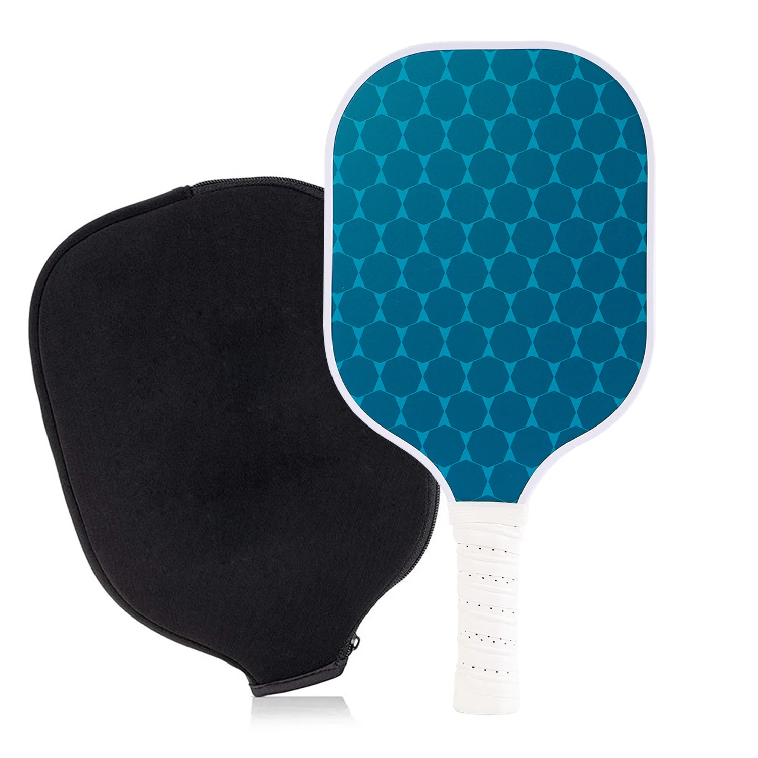 USAPA Approved Pickleball Paddle Set Glass Fiber Surface PP Honeycomb Inner 10mm Pickle Rackets