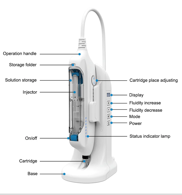 Tuying Weishu No Needle Water Mesotherapy Gun for Skin Rejuvenation