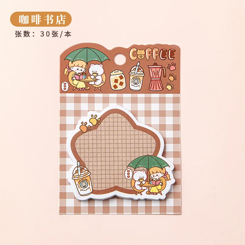 custom printed pastel self-adhesive colorful kraft paper super sticky note pad