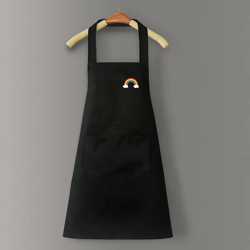 Custom Adults Cleaning Heavy Duty black Pvc Waterproof Apron High Quality Advanced Plastic Kitchen Apron