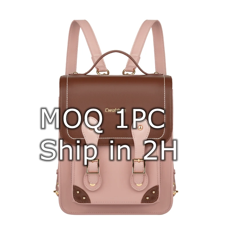 Retro Women Adventure Shockproof Holder Storage Carry Fashion Carrying Cute Pu Cow Leather Hidden Camera Backpack Bag For Canon