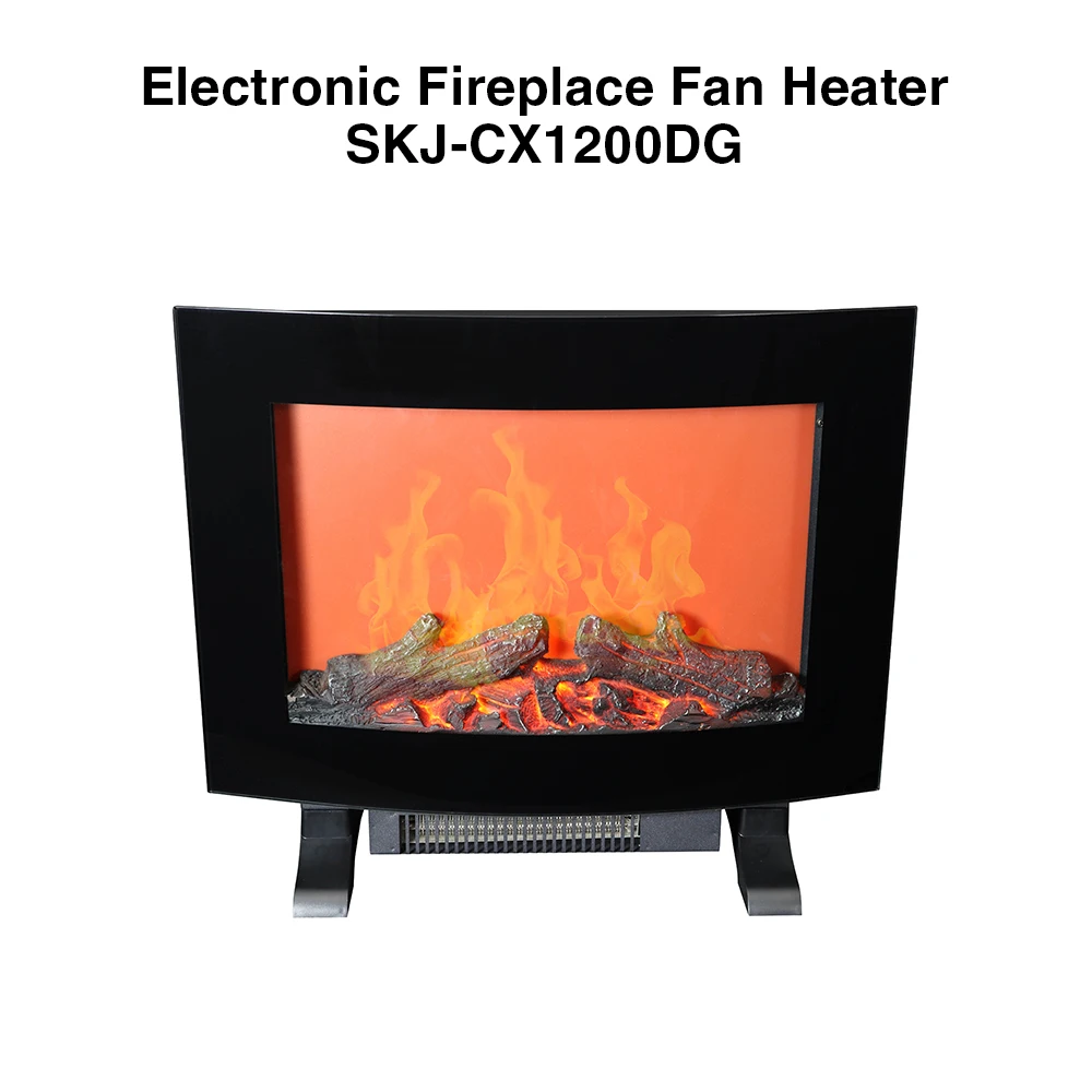 Stylish ceramic desktop fan fierplace electric fireplace heater