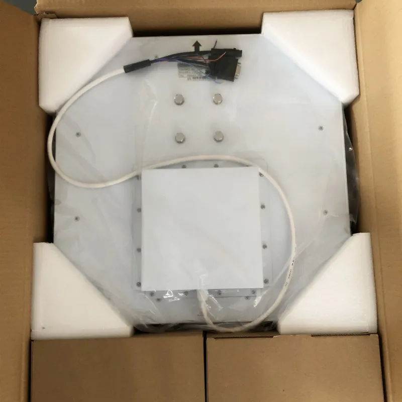 865Mhz/928Mhz UHF integrated RFID Reader 0-10m long range RFID Reader ZK-RFID102 build in 12dbi Antenna