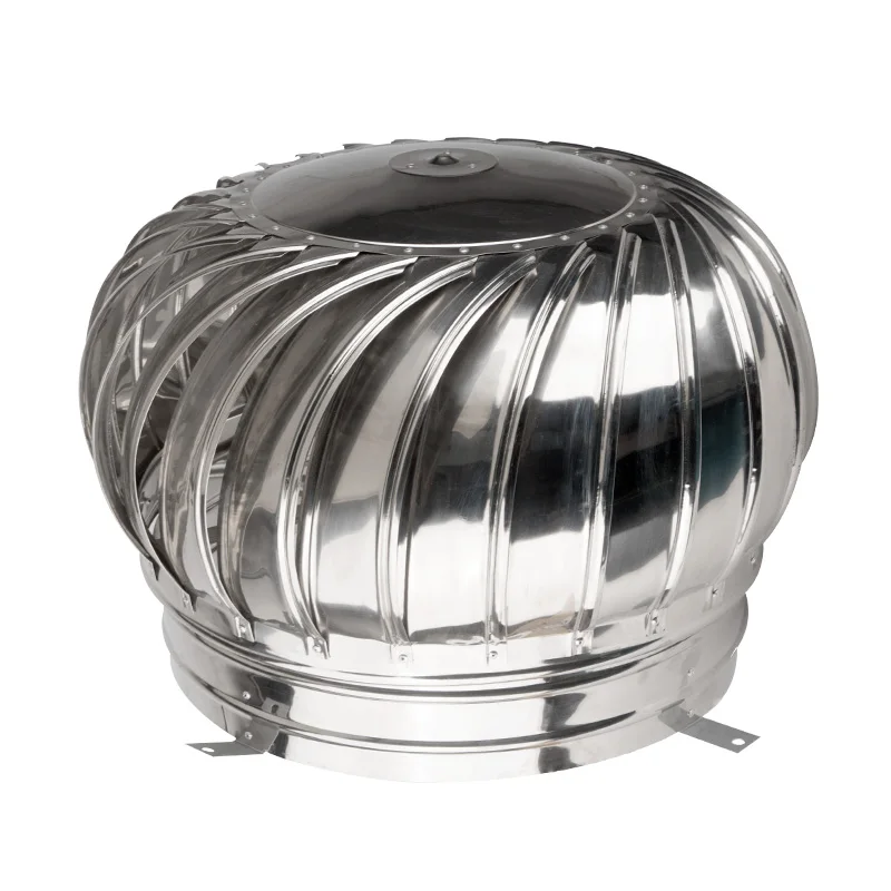 
Wind Driven Turbo Ventilator Cowl Vent Unpowered Turbine Exhaust Roof Ventilators Fan Stainless Steel 6