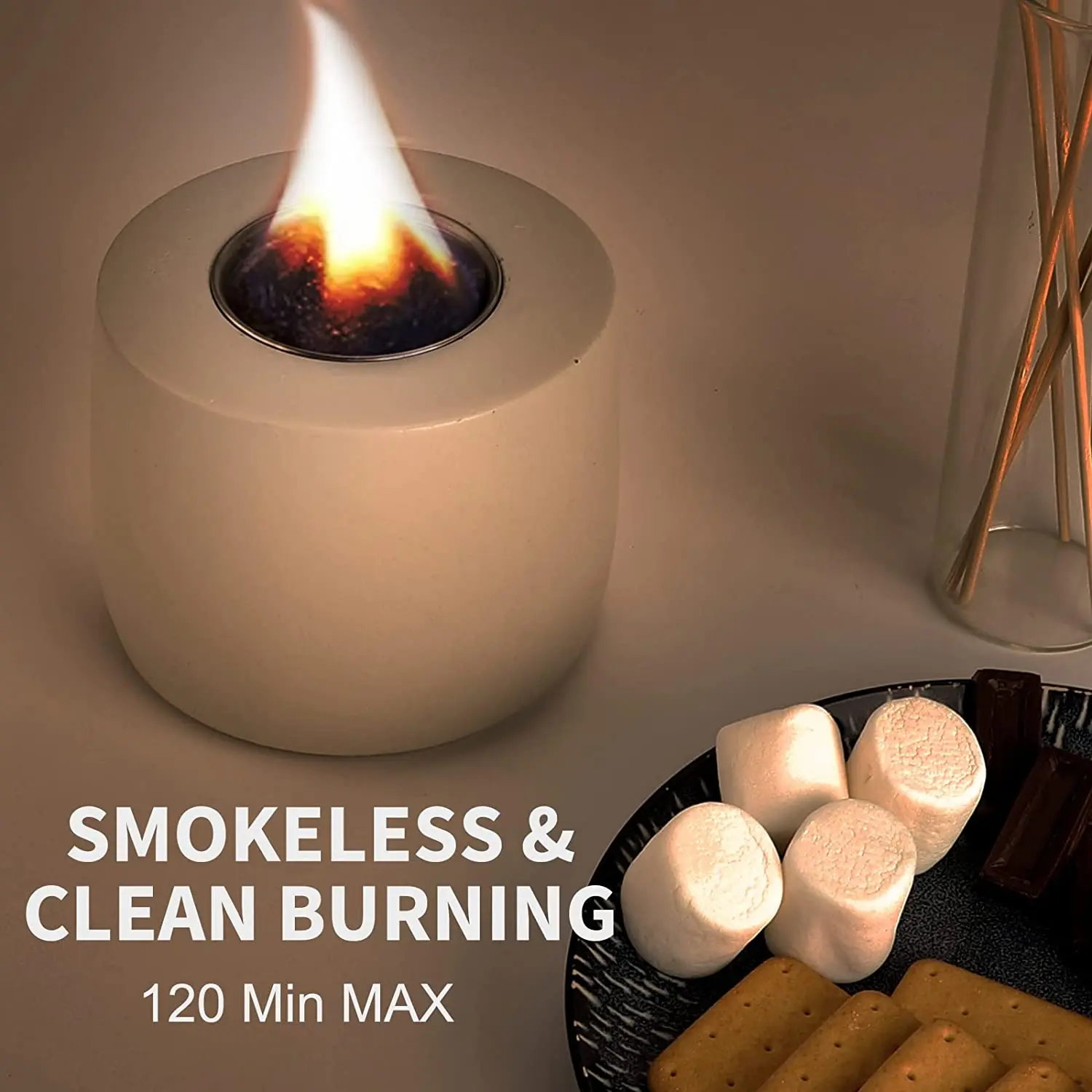 Factory Sale Fire Bowl Outdoor Patio Firepit Ventless Fireplace Wholesale Portable Smokeless Indoor Bio Ethanol Modern Fire Pit