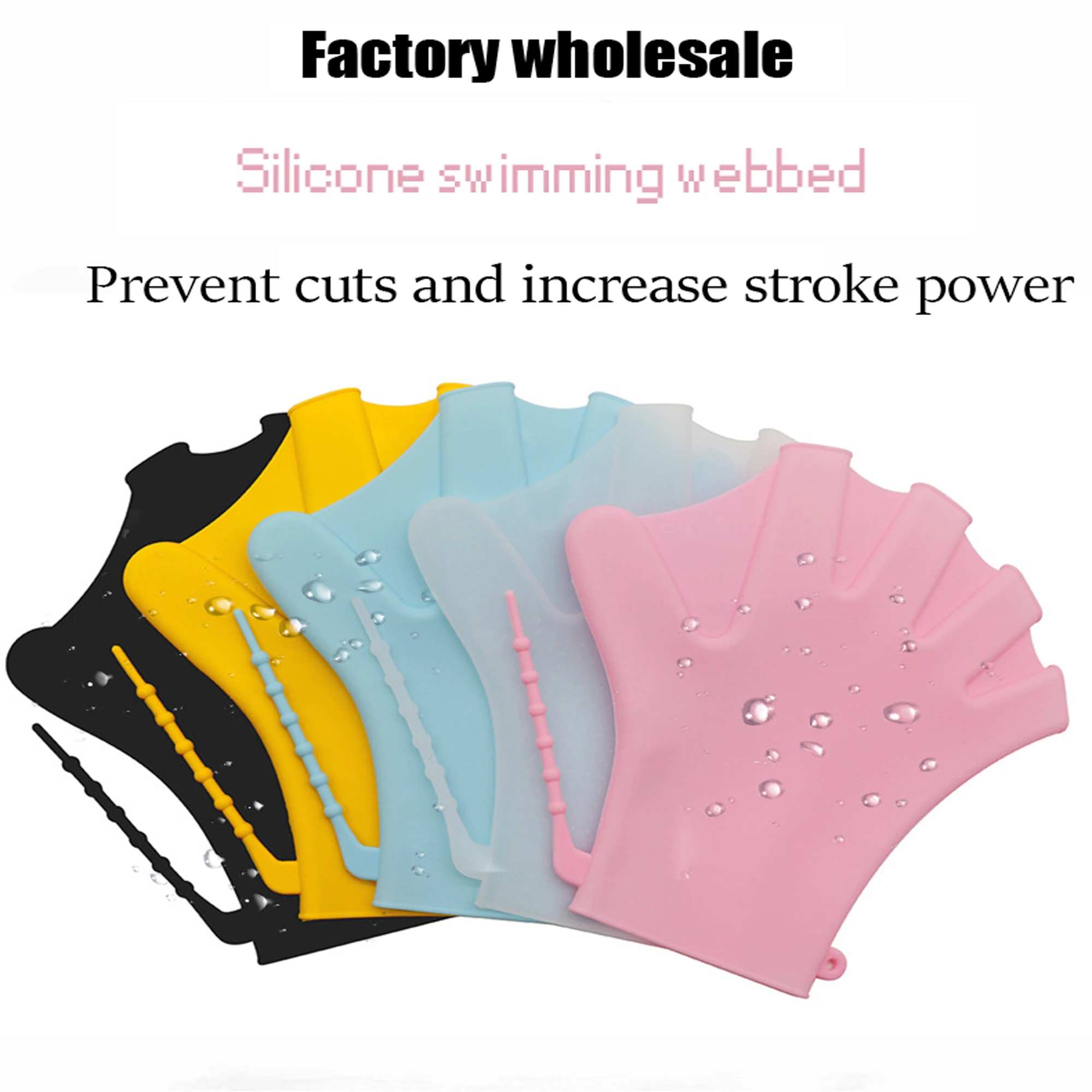 Factory sale  new products duck palm webbed swimming diving gloves