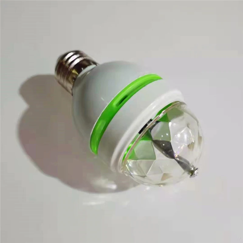 E27 LED RGB Lamp 9W 6W Bulb Magic Color Projector Auto Rotating Stage Light AC85-265V 220V 110V For Holiday Party Bar KTV Disco