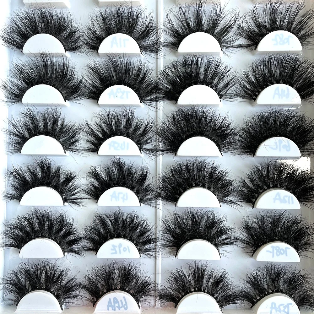 
Missom Thick Band Faux Mink Lashes Packs Wholesale 5D Costum Human Hair Short Strip Mink Lashes 