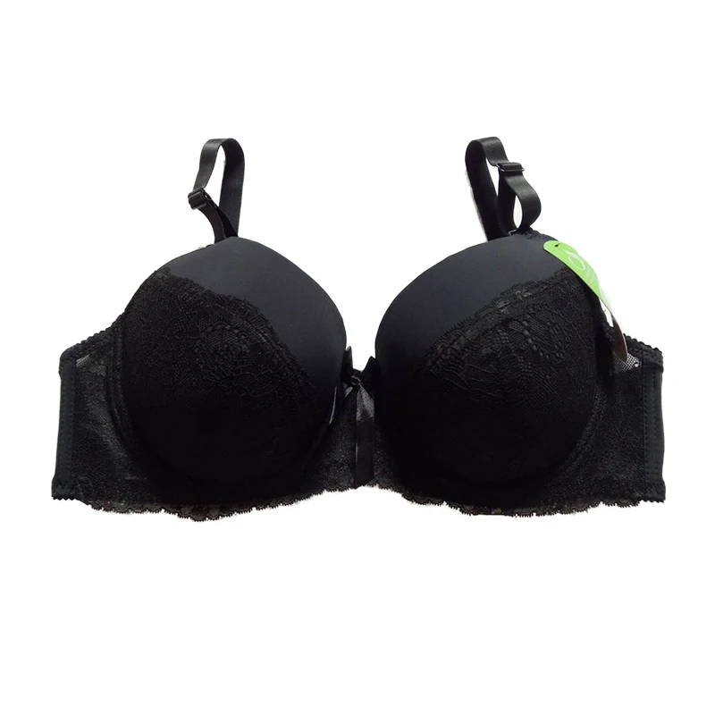 Lubunie wholesale summer new suit breathable underwear female Angle cup type adjustable shoulder strap sexy lace bra