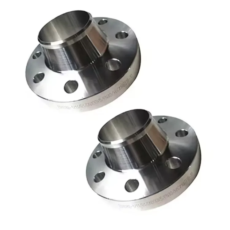 Customized High Quality Long Type Welded Neck Flange Stainless Steel Ss304 316 Round Linear Bearing Pipe Flange