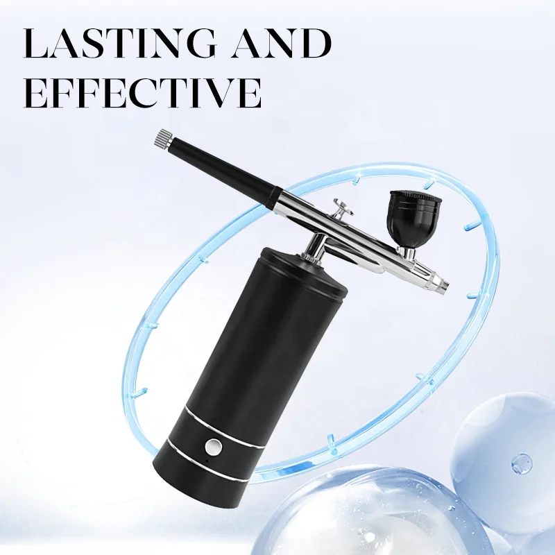 Versatile Makeup Hydrating Compressor Nail Sprayer Gun Electric Wireless Portable Tint Dye Eyebrow Airbrush Beauty Machine