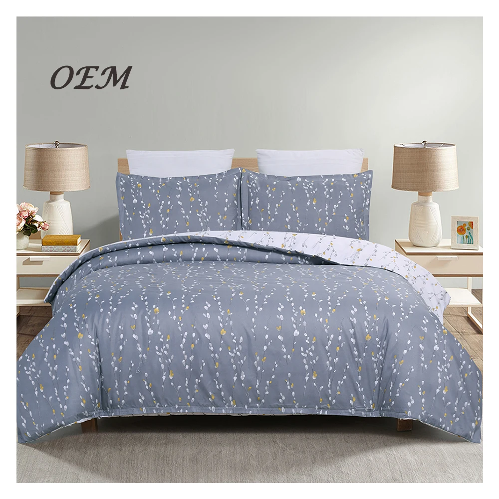 Wholesale Custom Soft Bedding Set 100% Cotton Hotel Bed Sheets Set Comforter Sets Bedding Luxury