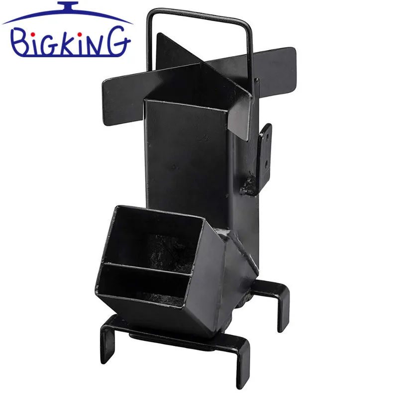 China Wood Rocket Charcoal Pellet Burning Stove for Sale
