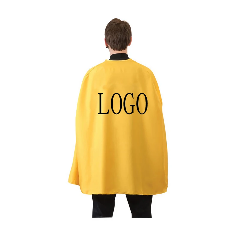 Vampire Capes Party Dress Up Yellow Superhero Capes Costume Adult Super hero Capes
