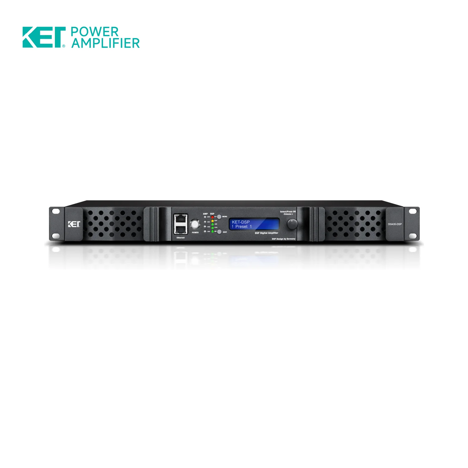 Цифровой усилитель мощности KET с DSP 4-канальным 3500 Вт dg435-dsp звукового оборудования динамик