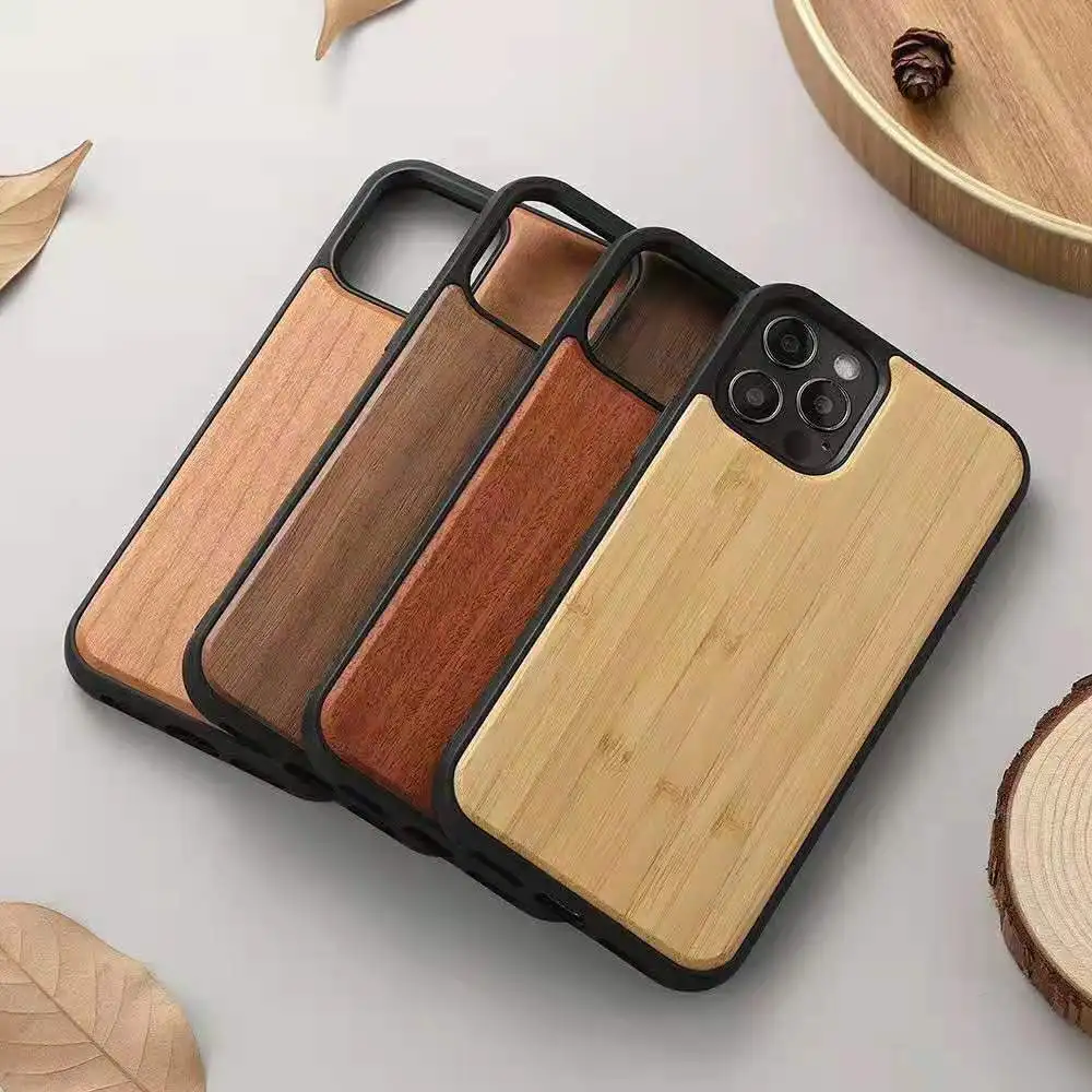Чехол из натурального дерева для iphone 13, 12, 11Pro MAX, XR, X, XS Max, чехол из бамбукового дерева, экологически чистый чехол для телефона samsung, xiaomi