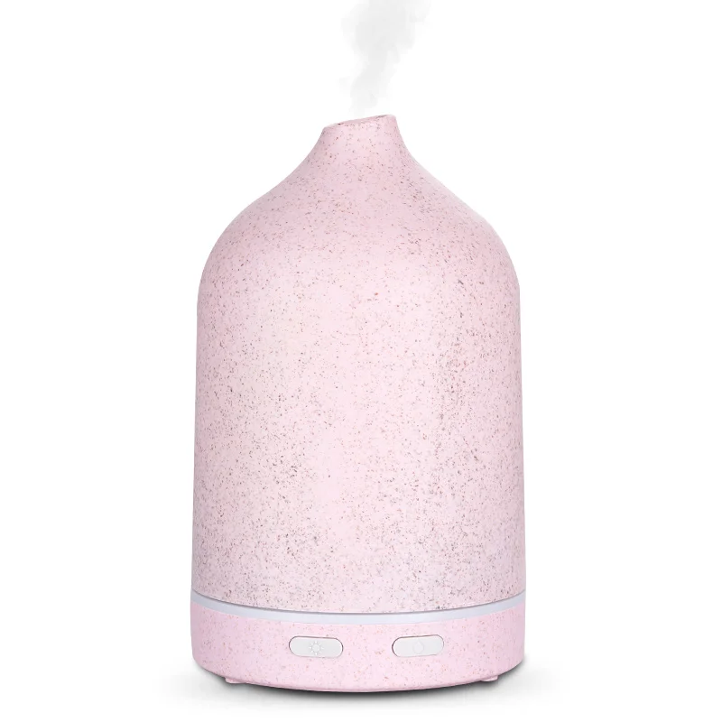 2023 Eco friendly wheat straw hotel cool mist ultrasonic nebulizer car usb aroma diffuser humidifier