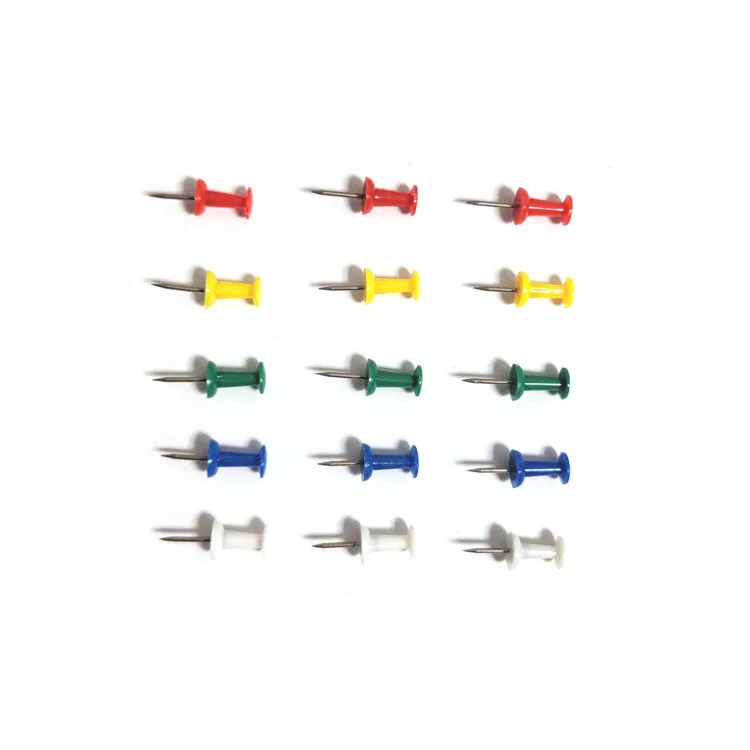 Factory Price Round Head Colorful Push Pin School Decorative Metal Map Pins Drawing Pin