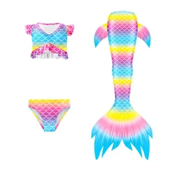 Princess mermaid tail swimwear Breathable quick dry children cheap mermaid tails for swimming